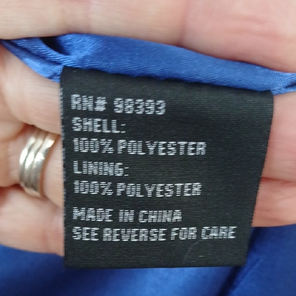 Pamela McCoy Vibrant Blue Textured Blazer - Picture 10 of 12